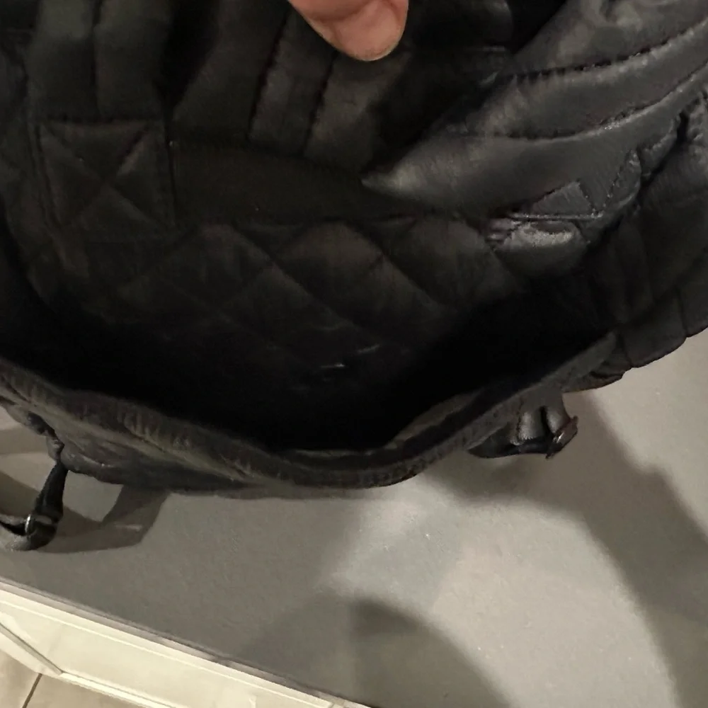 MZ Wallace Black Quilted Top Handle Women's backpack - Picture 6 of 6